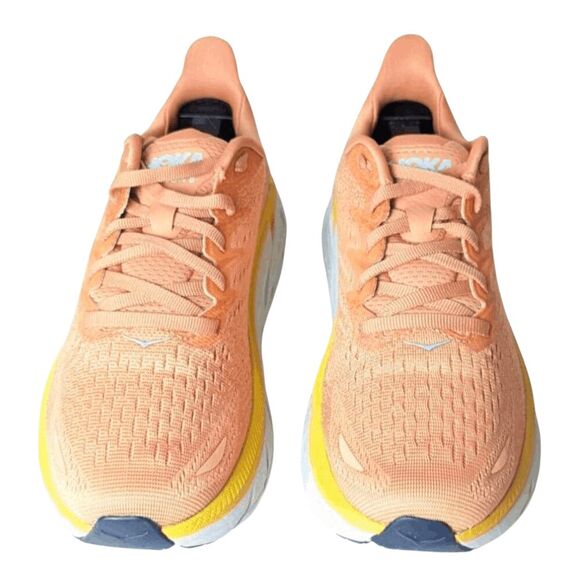 NWOB HOKA ONE ONE Clifton 8 'Sun Baked' Running Shoes Size 7B - Picture 4 of 10